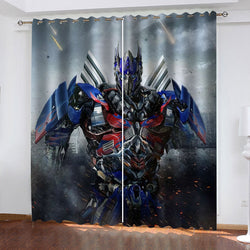 The Transformers Curtains Cosplay Blackout Window Drapes Room Decoration (Online Order Only)