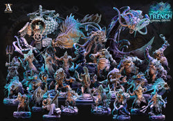 3D Printed Archvillain Games Morlok Pouncers The Trench Abyssal Depths 28 32mm D&D (Online Only)
