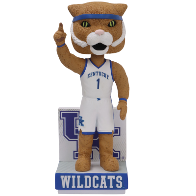The Wildcat Kentucky Wildcats Mascot Basketball Jersey Bobblehead