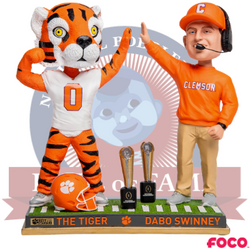 Clemson Tigers 2018 National Champions Special Edition Bobbleheads (ONLINE ORDER ONLY)