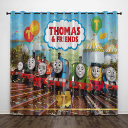 Thomas & Friends Curtains Pattern Blackout Window Drapes (Online Order Only)