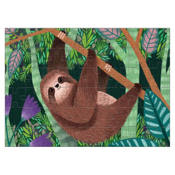 Three-Toed Sloth 48 Piece Mini Jigsaw Puzzle Mudpuppy (ONLINE ORDER ONLY)