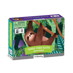 Three-Toed Sloth 48 Piece Mini Jigsaw Puzzle Mudpuppy (ONLINE ORDER ONLY)