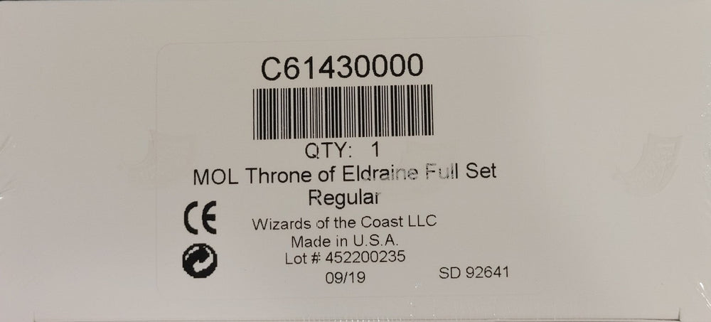 Magic the Gathering - Throne of Eldraine Sealed Set - CCG - TCG (Online Order Only)