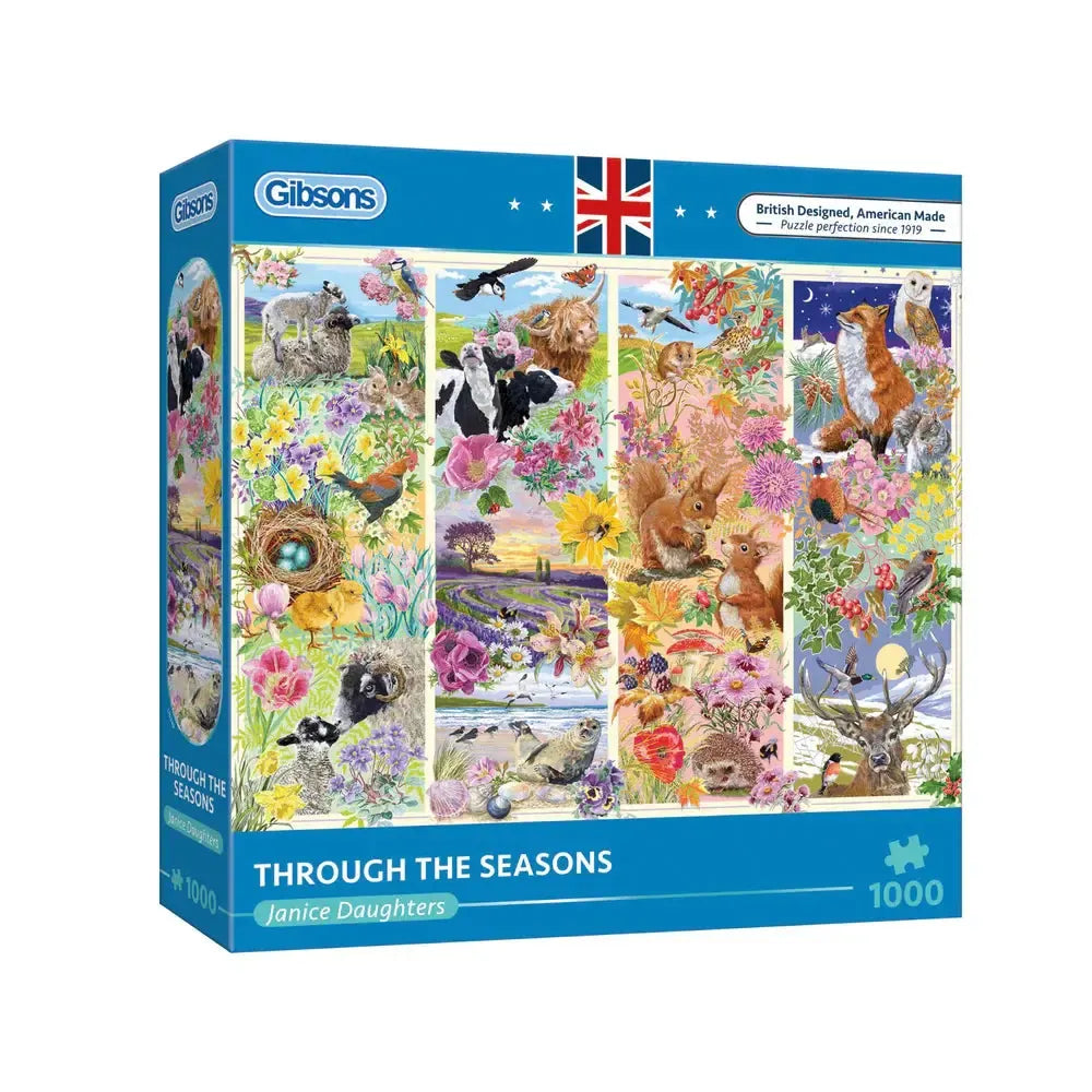 Through the Seasons 1000 Piece Jigsaw Puzzle Gibsons (ONLINE ORDER ONLY)