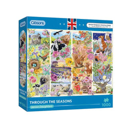 Through the Seasons 1000 Piece Jigsaw Puzzle Gibsons (ONLINE ORDER ONLY)