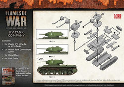 Flames of War: Soviet KV Tank Company (Mid War)