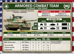Team Yankee: Abrams Tank Platoon (ONLINE ORDER ONLY)