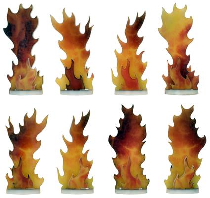 Flames of War: Destroyed Markers (ONLINE ORDER ONLY)