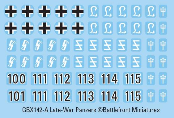 Flames of War: German Panzer IV Tank Platoon (Late War) (ONLINE ORDER ONLY)