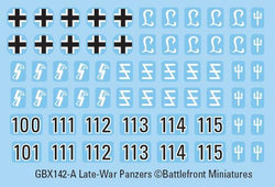 Flames of War: German Panzer IV Tank Platoon (Late War) (ONLINE ORDER ONLY)