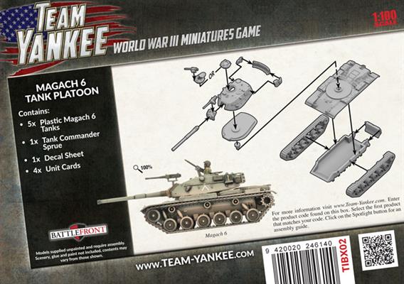 Team Yankee: Magach 6 Tank Platoon (ONLINE ORDER ONLY)
