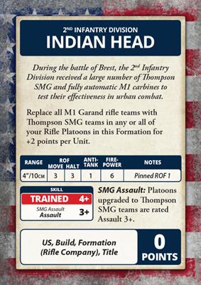 Flames of War: D-Day - American Command Cards (ONLINE ORDER ONLY)