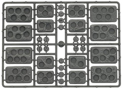 Flames of War: Soviet Plastic Bases - Rubble (ONLINE ORDER ONLY)