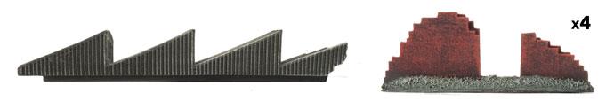 Flames of War: Destroyed Brick Factory (ONLINE ORDER ONLY)