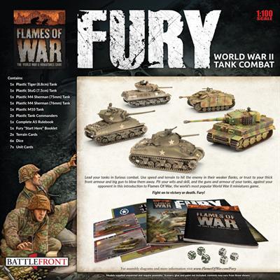 Flames of War: Fury - WWII Tank Combat Starter Set