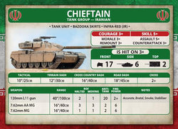 Team Yankee: Iranian Unit Cards (ONLINE ORDER ONLY)