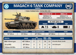 Team Yankee: Magach 6 Tank Platoon (ONLINE ORDER ONLY)