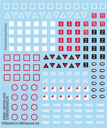 Flames of War: British and Commonwealth Decals (ONLINE ORDER ONLY)