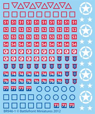 Flames of War: British Decals (Late War)