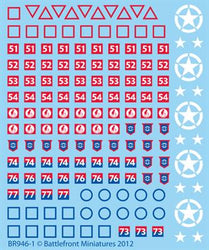 Flames of War: British Decals (Late War)