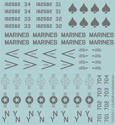Team Yankee: American Decal Set (ONLINE ORDER ONLY)
