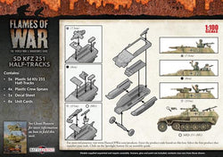 Flames of War: German SD KFZ 251 Half-Tracks (Mid War)