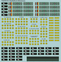 Team Yankee: West German Decal Set (ONLINE ORDER ONLY)