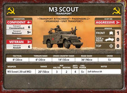Flames of War: Soviet M3 Scout Transport (Late War)