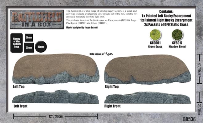 Battlefield in a Box: Escarpments (ONLINE ORDER ONLY)