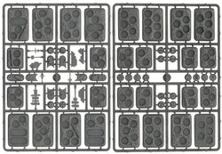 Flames of War: Soviet Plastic Bases - Rubble (ONLINE ORDER ONLY)