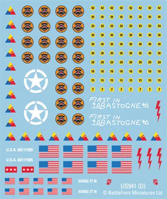 Flames of War: American Decals