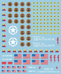 Flames of War: American Decals