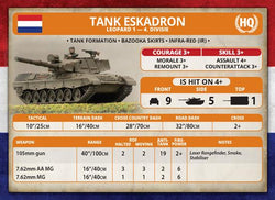 Team Yankee: NATO Leopard 1 Tank Platoon (ONLINE ORDER ONLY)