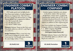 Flames of War: D-Day - American Command Cards (ONLINE ORDER ONLY)