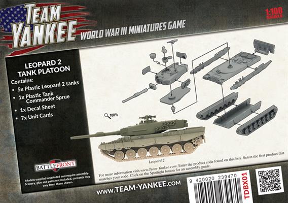 Team Yankee: Leopard 2 Tank Platoon (ONLINE ORDER ONLY)