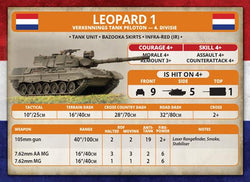 Team Yankee: NATO Leopard 1 Tank Platoon (ONLINE ORDER ONLY)