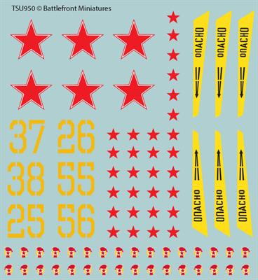 Team Yankee: Soviet Decal Set (ONLINE ORDER ONLY)