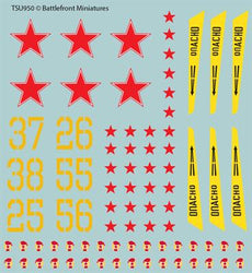 Team Yankee: Soviet Decal Set (ONLINE ORDER ONLY)