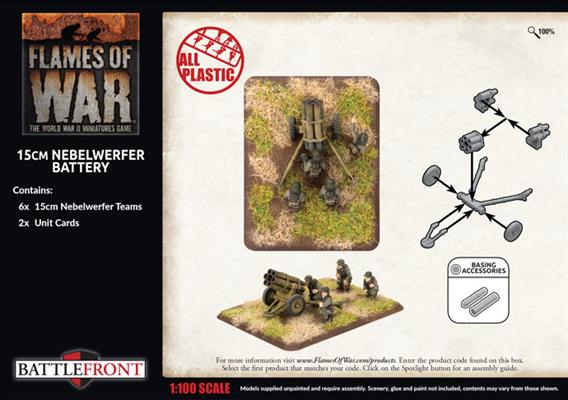 Flames of War: German 15cm Nebelwerfer Battery (Late War)