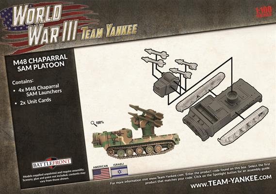 Team Yankee: M48 Chaparral Battery (ONLINE ORDER ONLY)