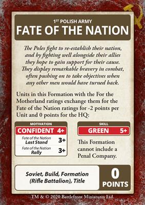 Flames of War: Bagration - Soviet Command Cards (ONLINE ORDER ONLY)