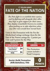 Flames of War: Bagration - Soviet Command Cards (ONLINE ORDER ONLY)