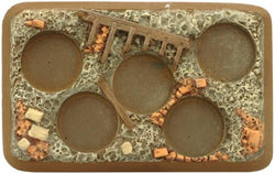 Flames of War: Soviet Plastic Bases - Rubble (ONLINE ORDER ONLY)