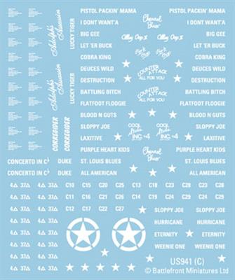 Flames of War: American Decals