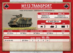 Team Yankee: Candian M113 Platoon (ONLINE ORDER ONLY)