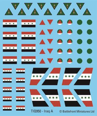 Team Yankee:  Iraqi Decal Set (ONLINE ORDER ONLY)