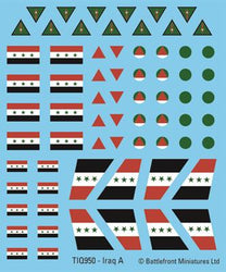 Team Yankee:  Iraqi Decal Set (ONLINE ORDER ONLY)
