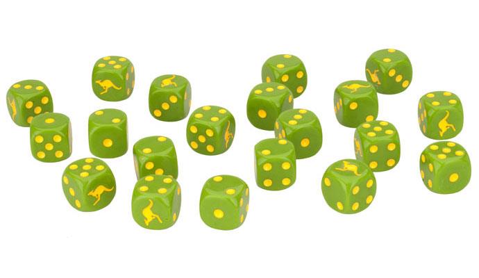 Team Yankee: Australian Dice Set (ONLINE ORDER ONLY)