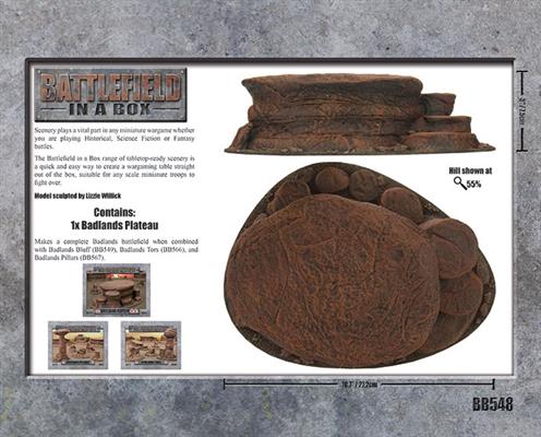 Battlefield in a Box: Badlands Plateau - Mars (ONLINE ORDER ONLY)